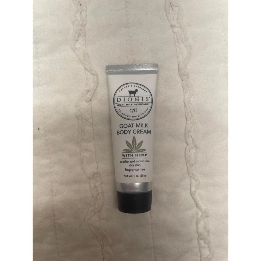 Dionis Goat Milk‎ Body Cream with Hemp 1oz NEW